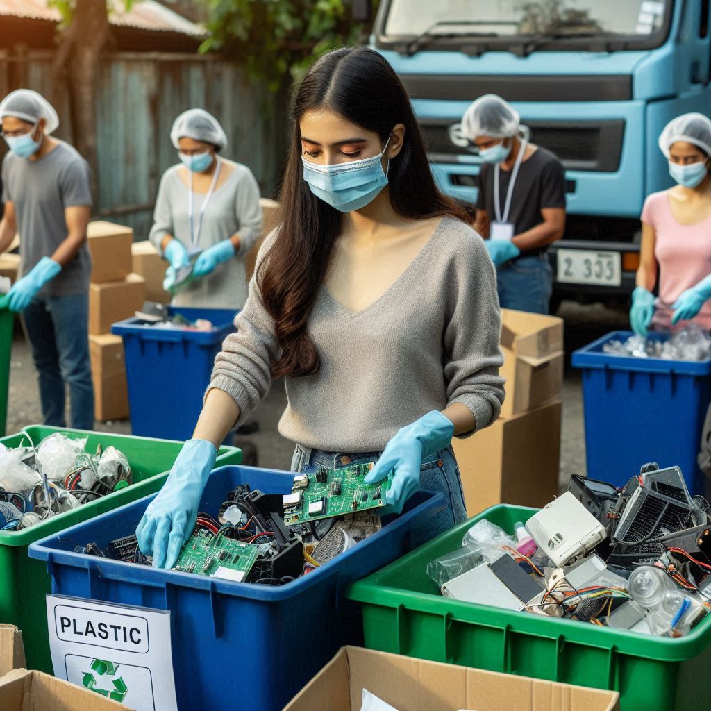  Ponto de coleta de materiais eletrônicos